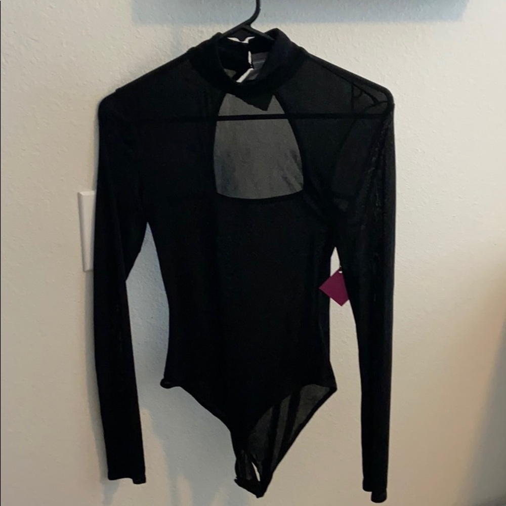 Sheer body suite